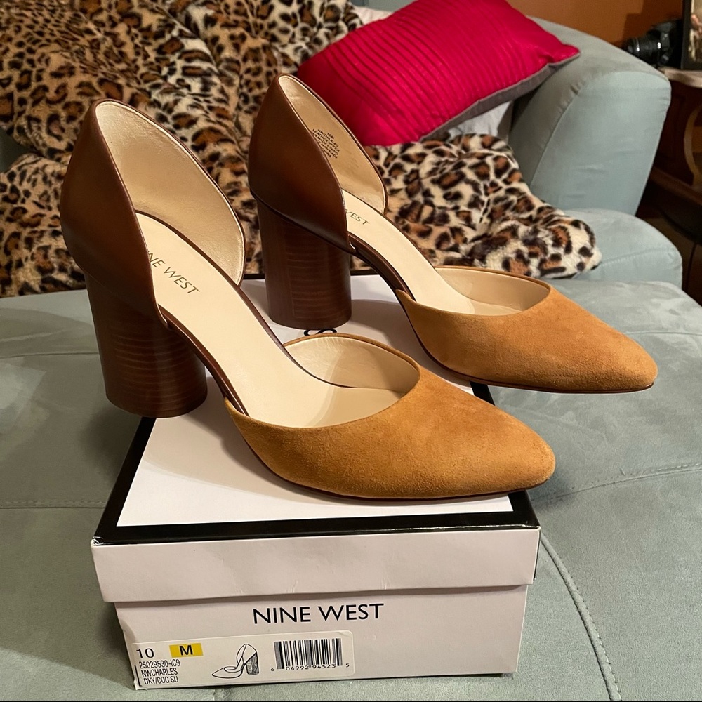 Suede Nine West Pump
